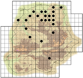 Senegalia nigrescens Waterberg distribution